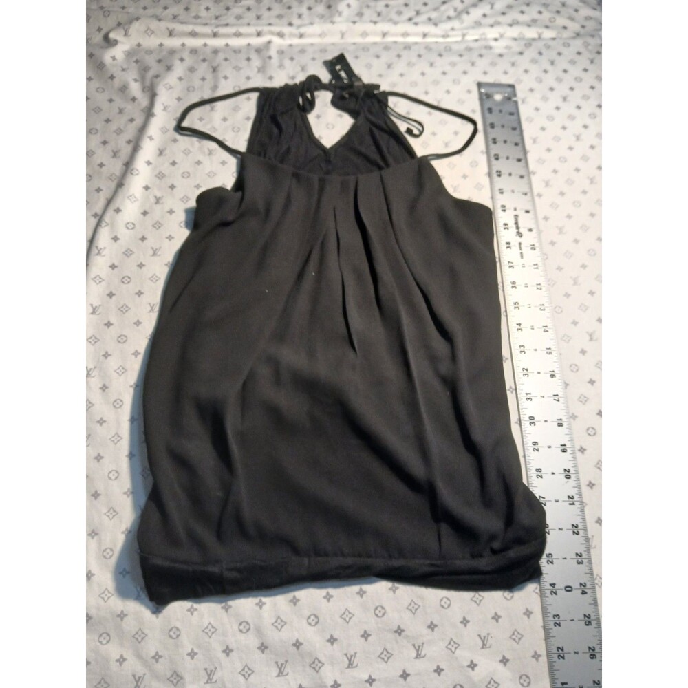 Express Womens Black Halter Top Size Medium NWT 39.90